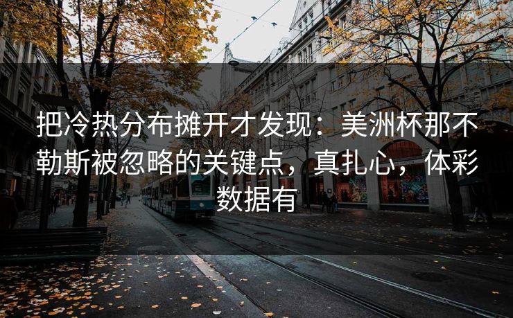 把冷热分布摊开才发现：美洲杯那不勒斯被忽略的关键点，真扎心，体彩数据有